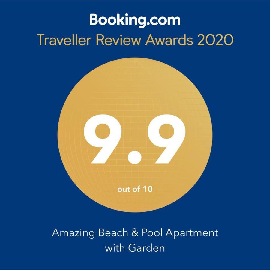 Amazing Beach & Pool Apartment With Garden Sesimbra Luaran gambar