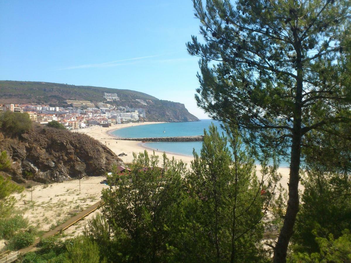 Amazing Beach & Pool Apartment With Garden Sesimbra Luaran gambar